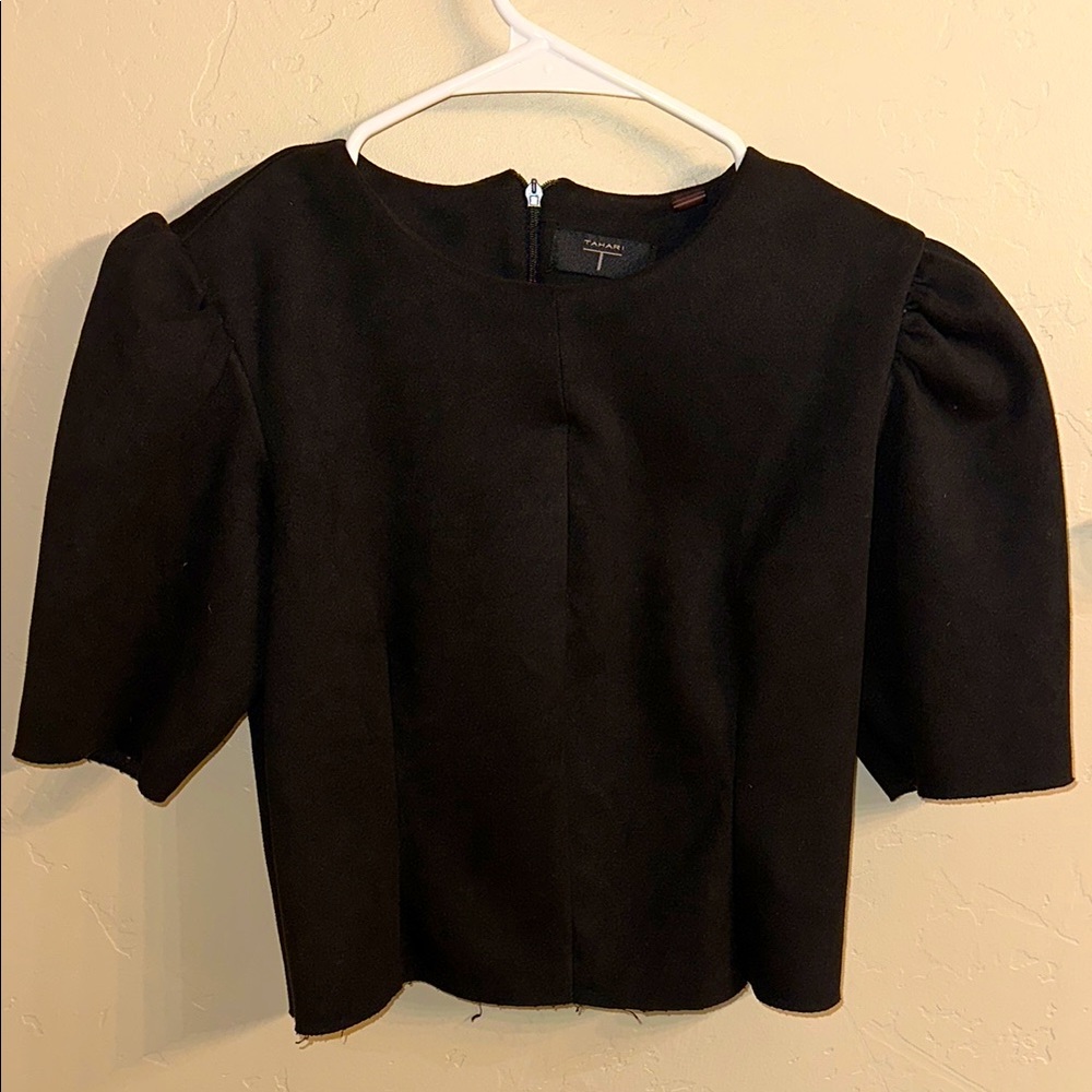 Tahari Women’s Black Velvet Shirt